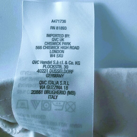 Susan Graver White Crop Pants XL Pull-On Straight Leg Flat Elastic Waistband - Picture 10 of 11